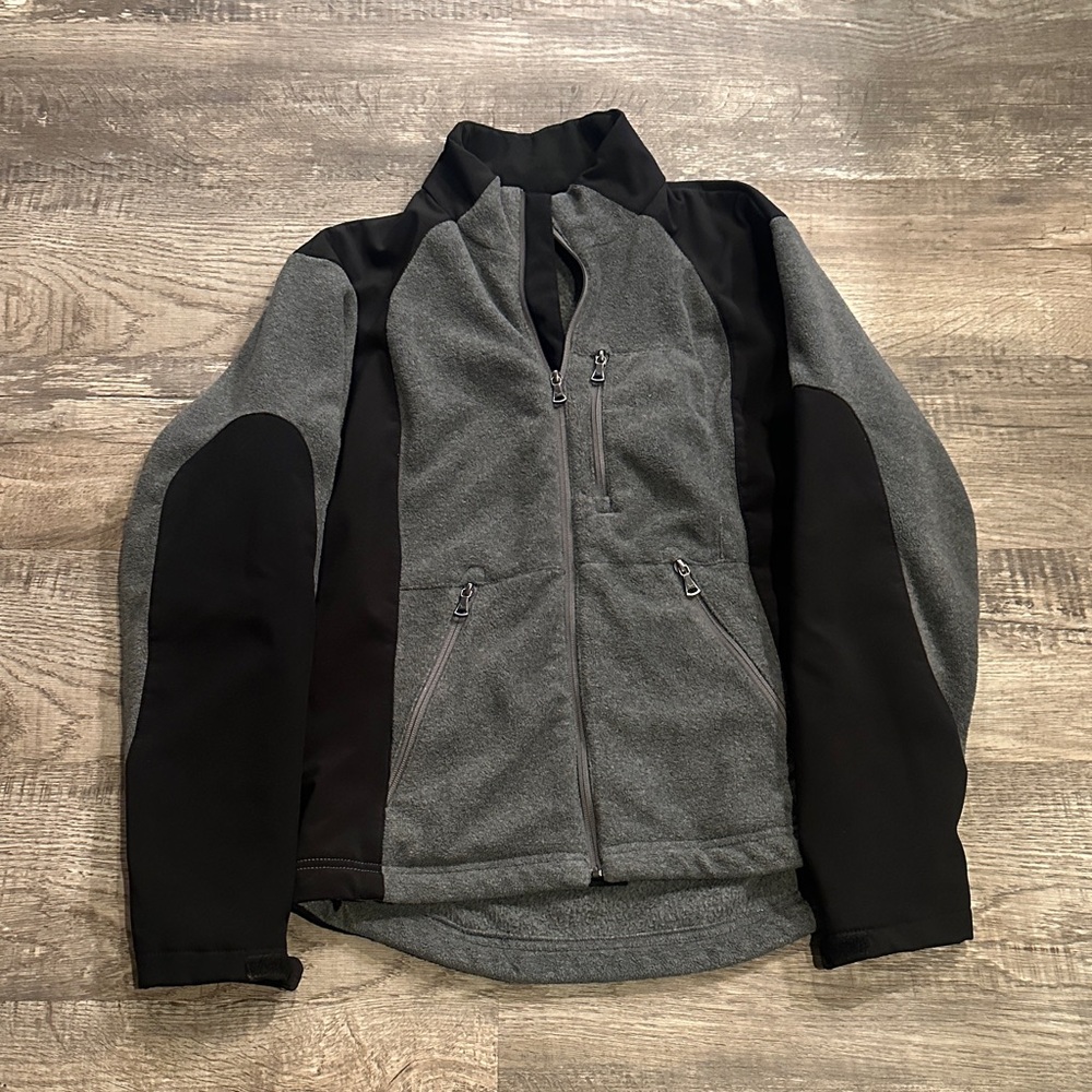 Hawke & Co Men's Medium Gray‎ and Black Performance Jacket